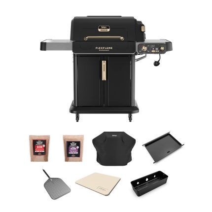 FlexFlame ProConnect Gas BBQ & Outdoor Cooking System Ultimate 5-in-1 Bundle - Black & Stainless Steel - product image 1